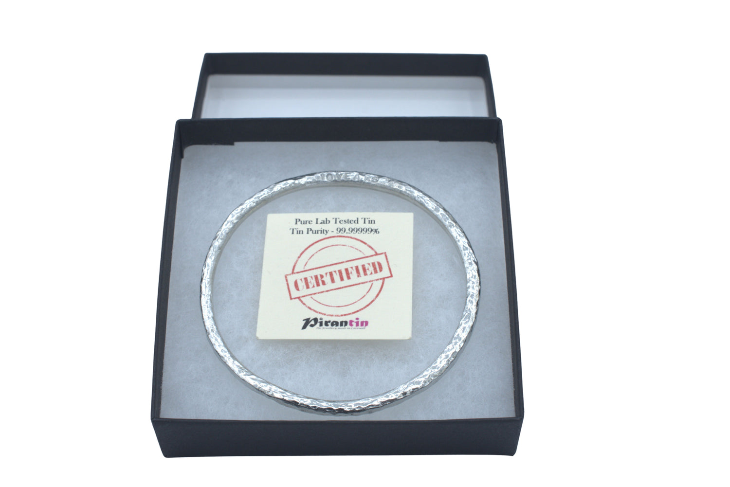 Tin Textured Bangle