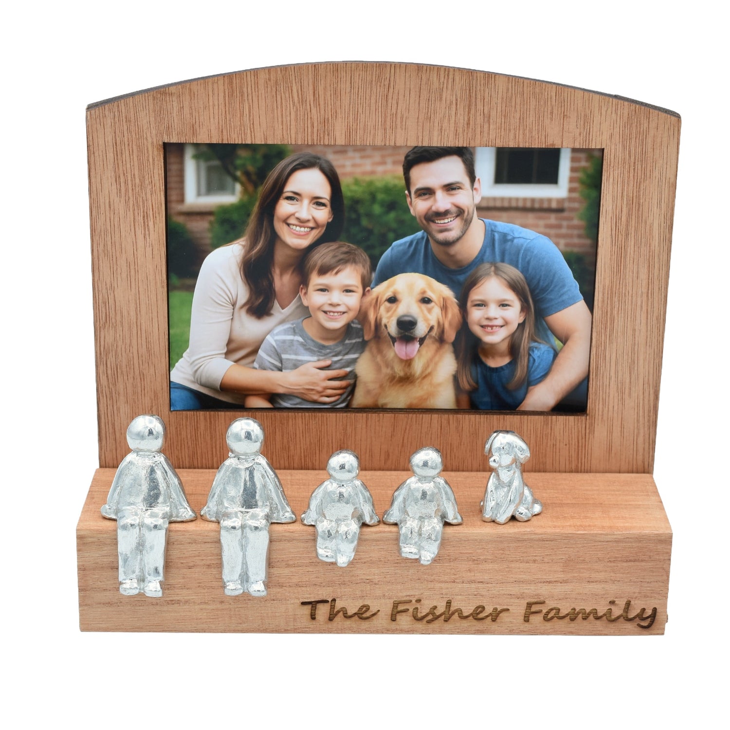 We Made a Family Personalised Frame, 6x4 Photo, Personalise & Your Own Family Combination, Christmas, Valentines, Birthdays, Anniversaries