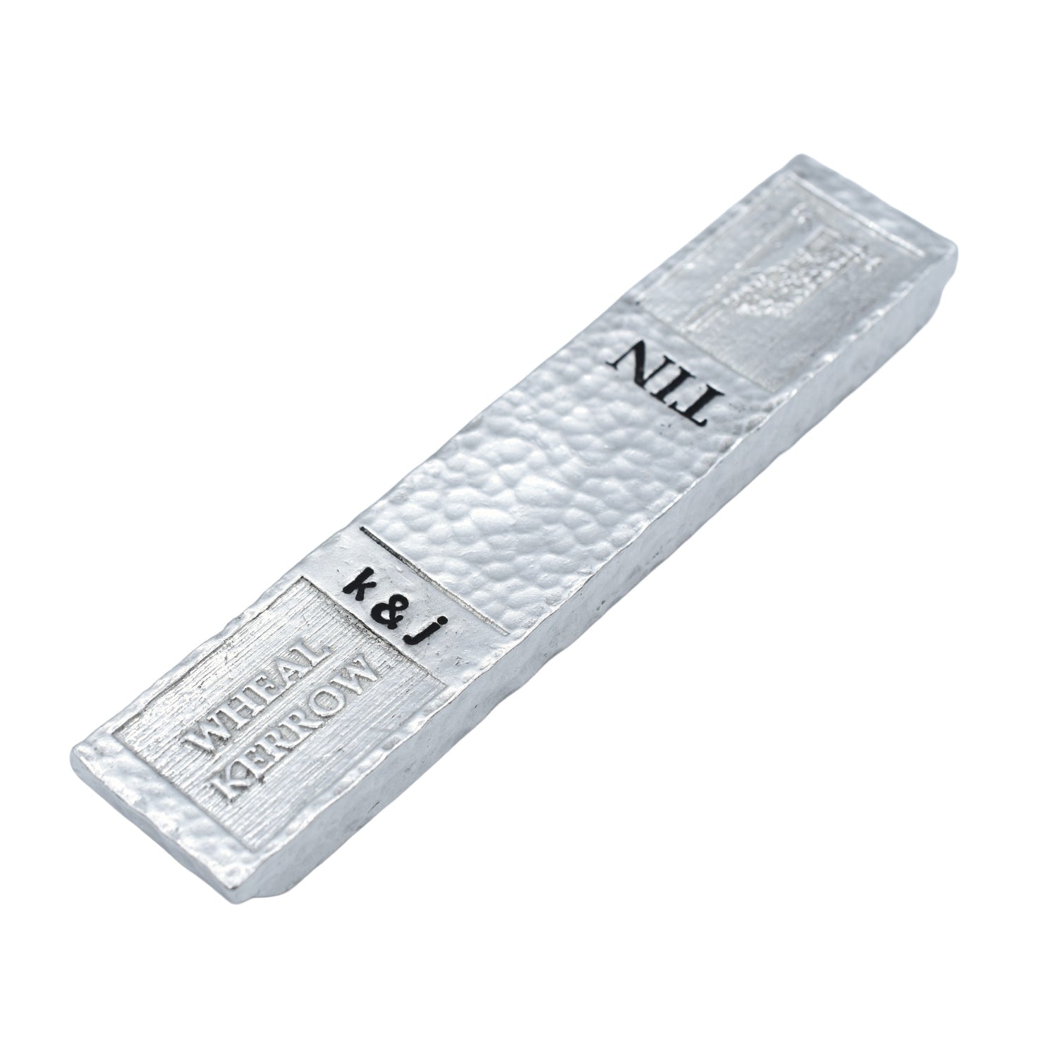 Personalised Tin Ingot 100% Pure Tin - 72 grammes