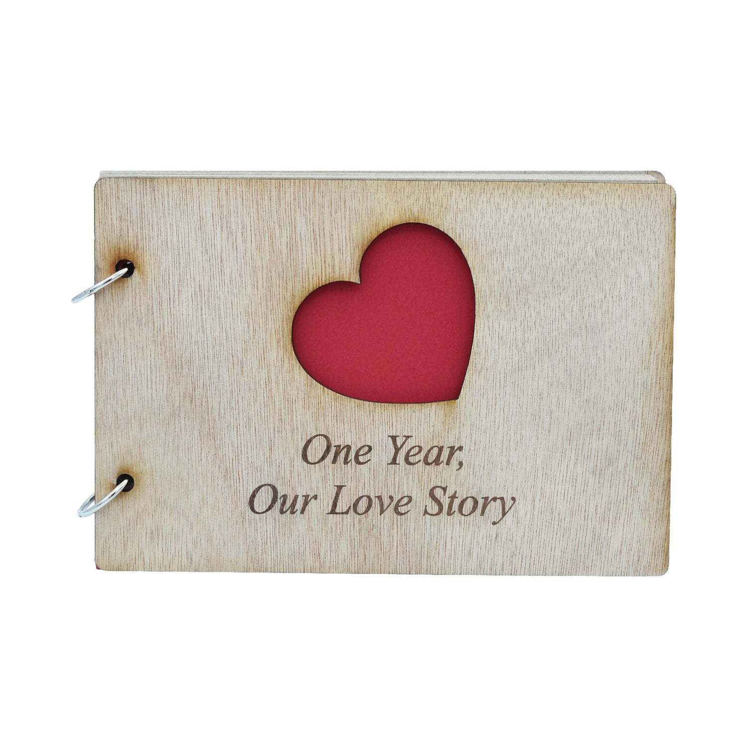 One Year, Our Love Story. 1st Anniversary- Scrapbook