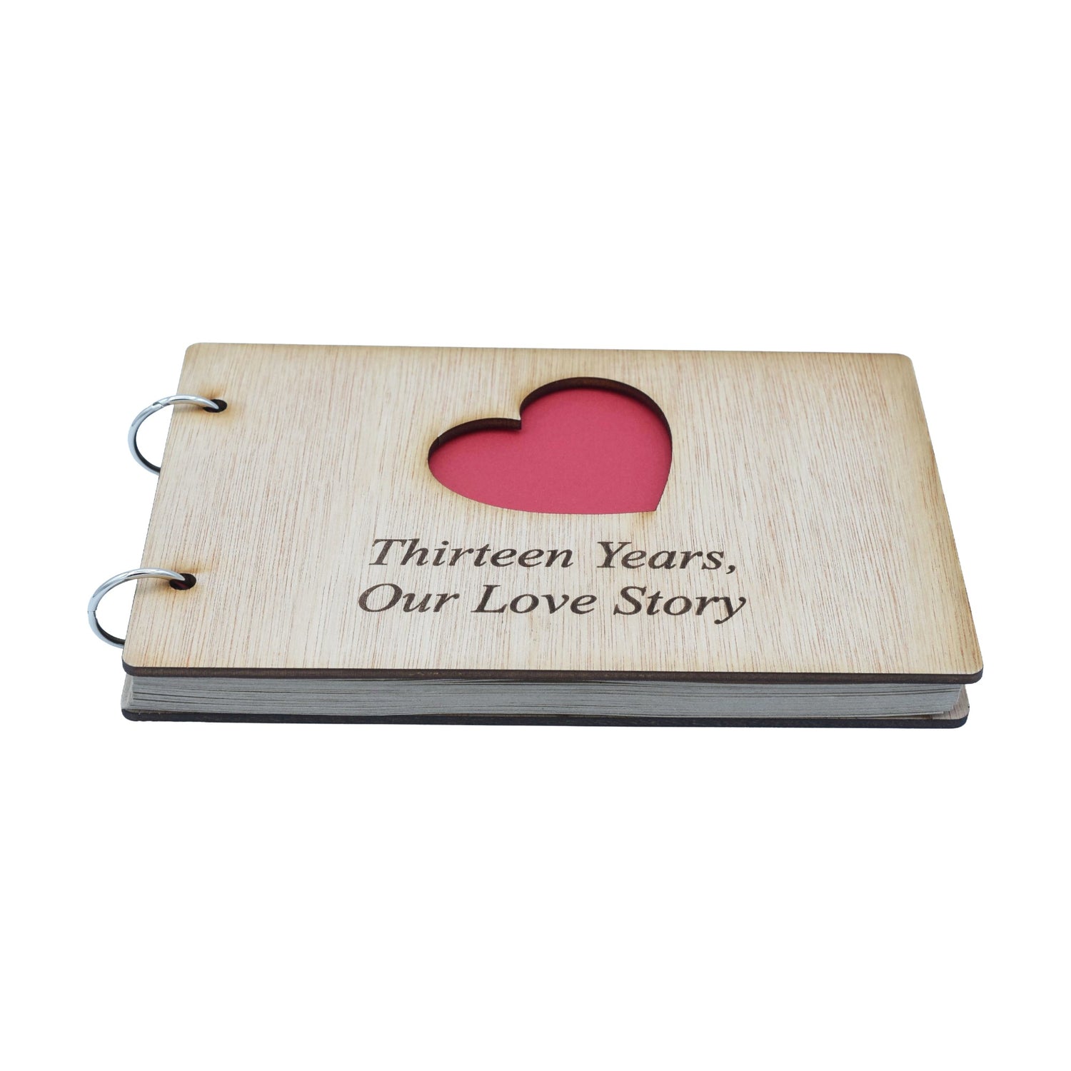 Thirteen Years, Our Love Story. 13th Anniversary- Scrapbook