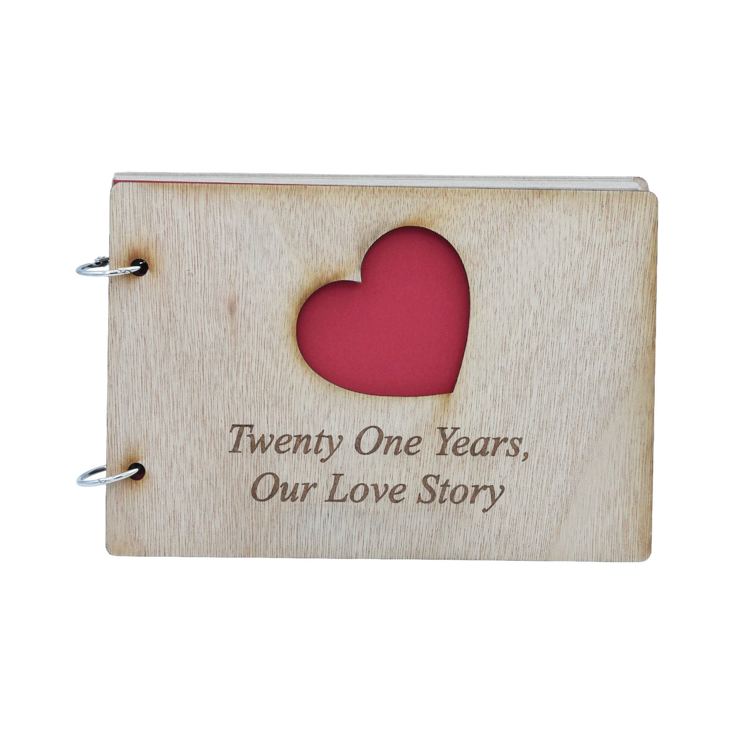 Twenty One Years, Our Love Story. 21st Anniversary- Scrapbook