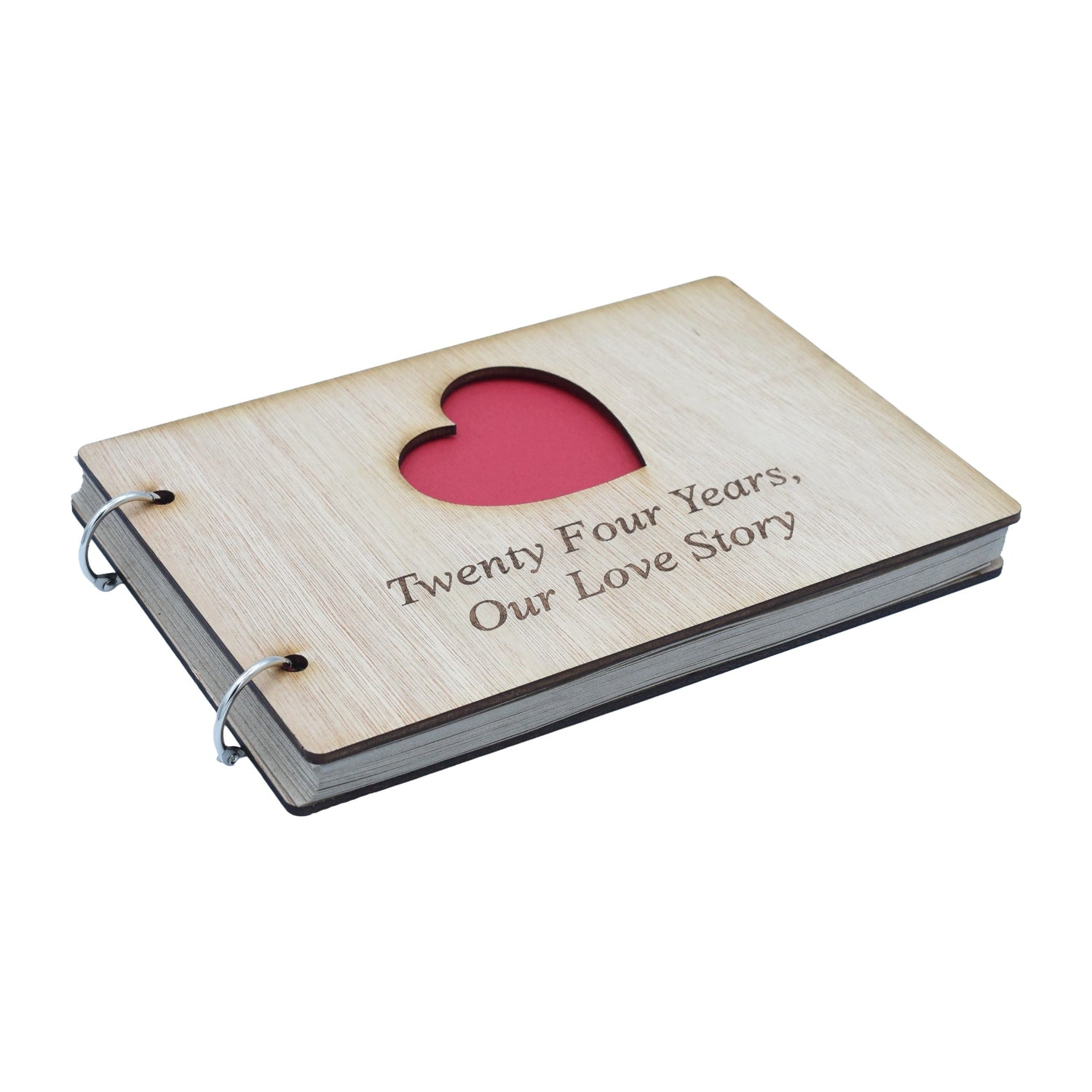 Twenty Four Years, Our Love Story. 24th Anniversary- Scrapbook