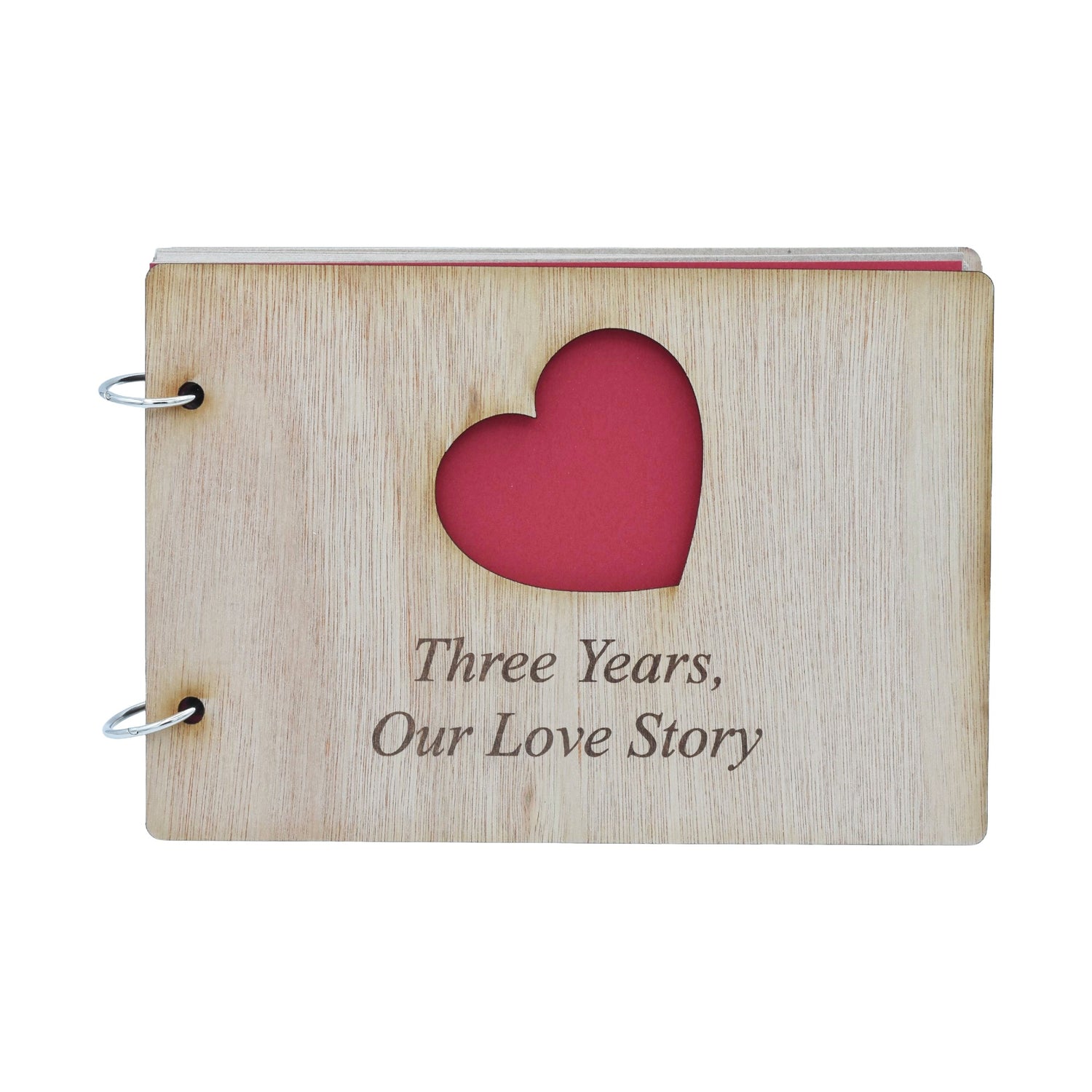 Three Years, Our Love Story. 3rd Anniversary- Scrapbook
