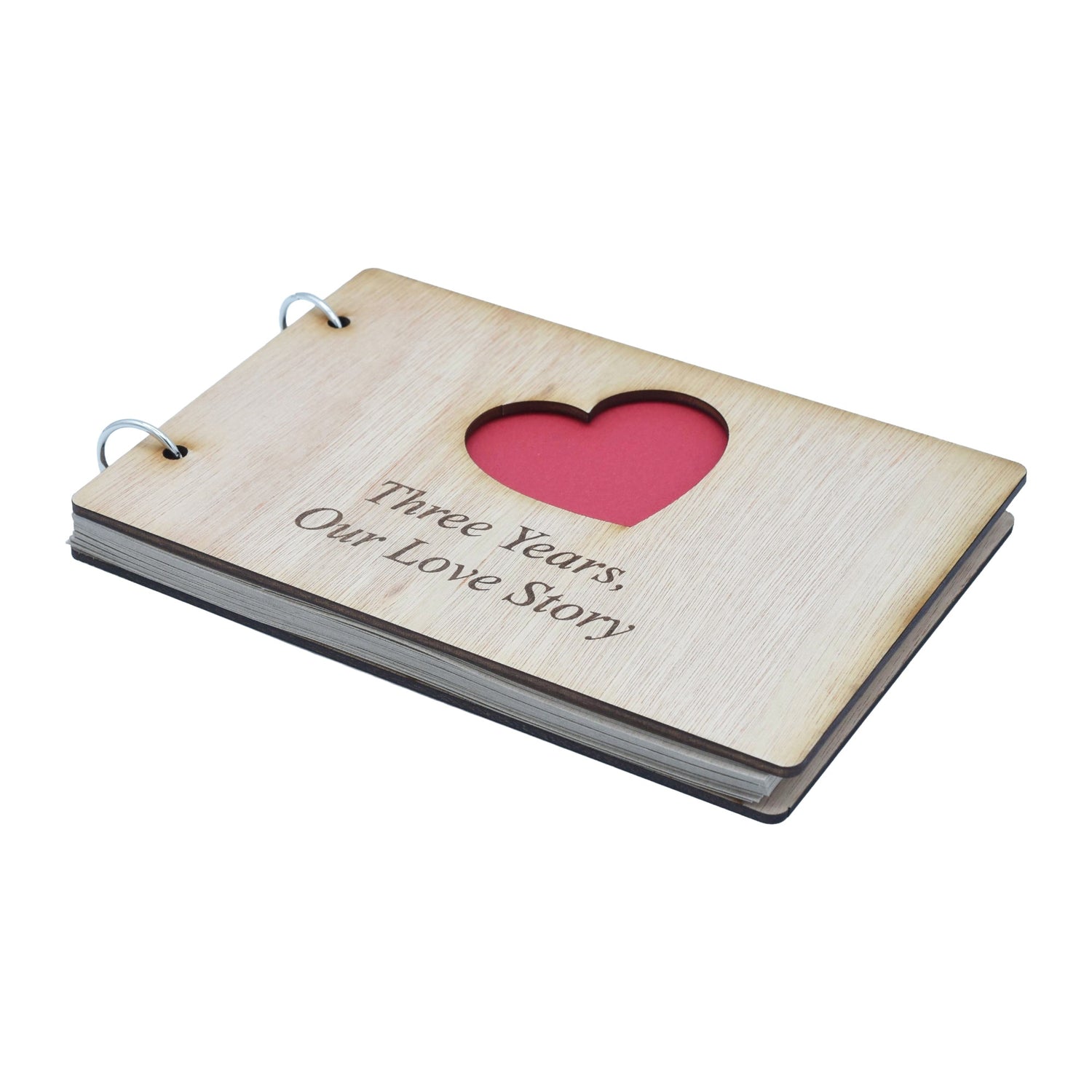 Three Years, Our Love Story. 3rd Anniversary- Scrapbook