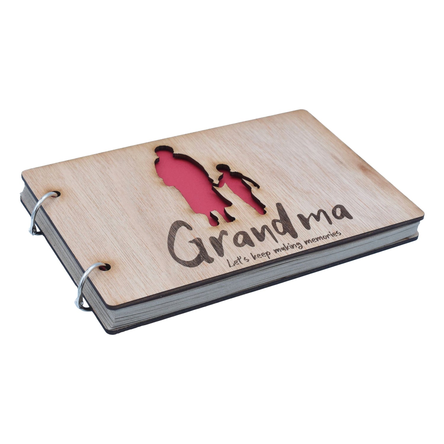Grandma Let's Keep Making Memories-  Grandma and Grandson - Scrapbook, Photo album or Notebook. Mothers day or Birthday Gifts.