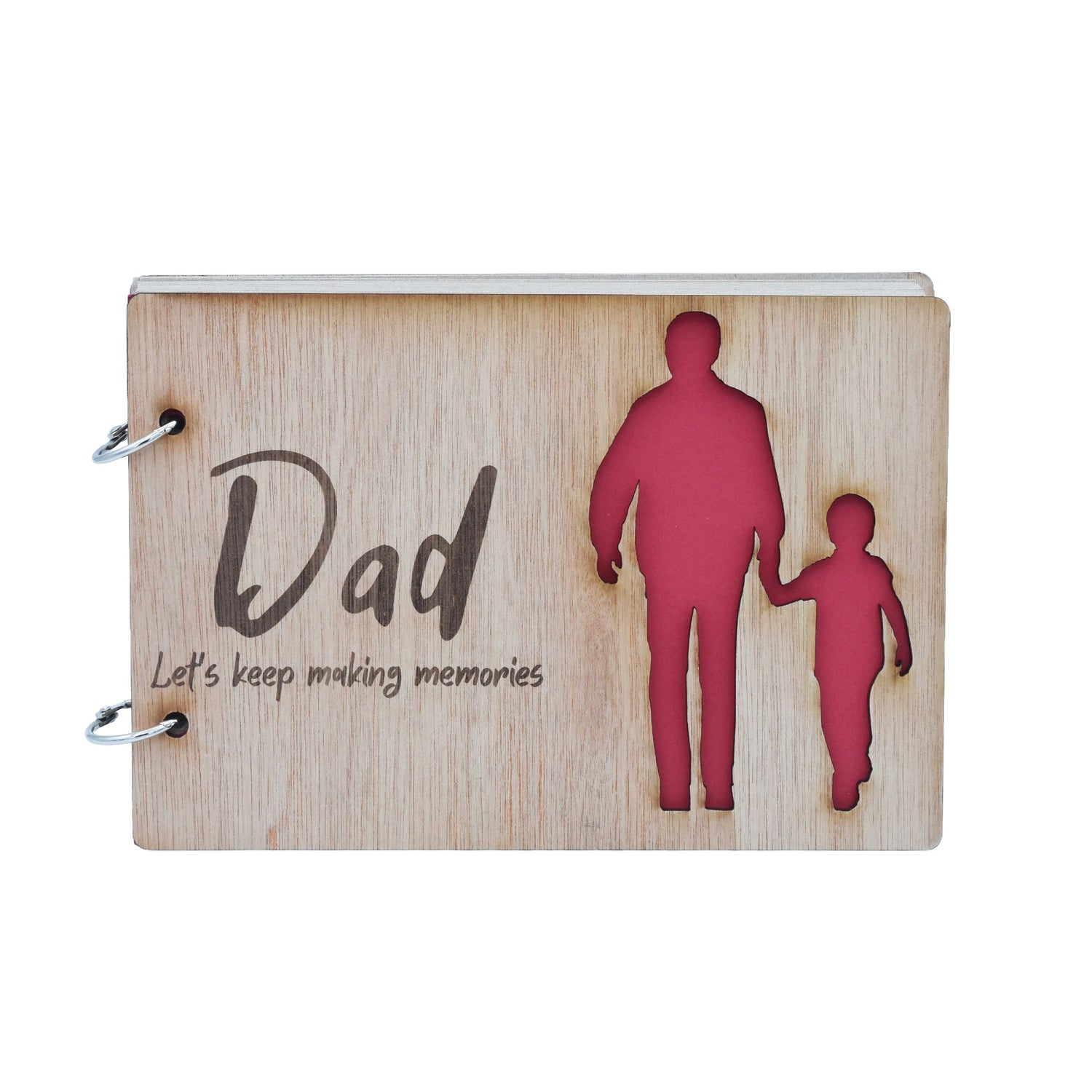 Dad and Son- Scrapbook- Dad Let's Keep Making Memories-  Memory book, Scrapbook, Photo album or Notebook. Mothers day or Birthday Gifts. (Copy) (Copy)