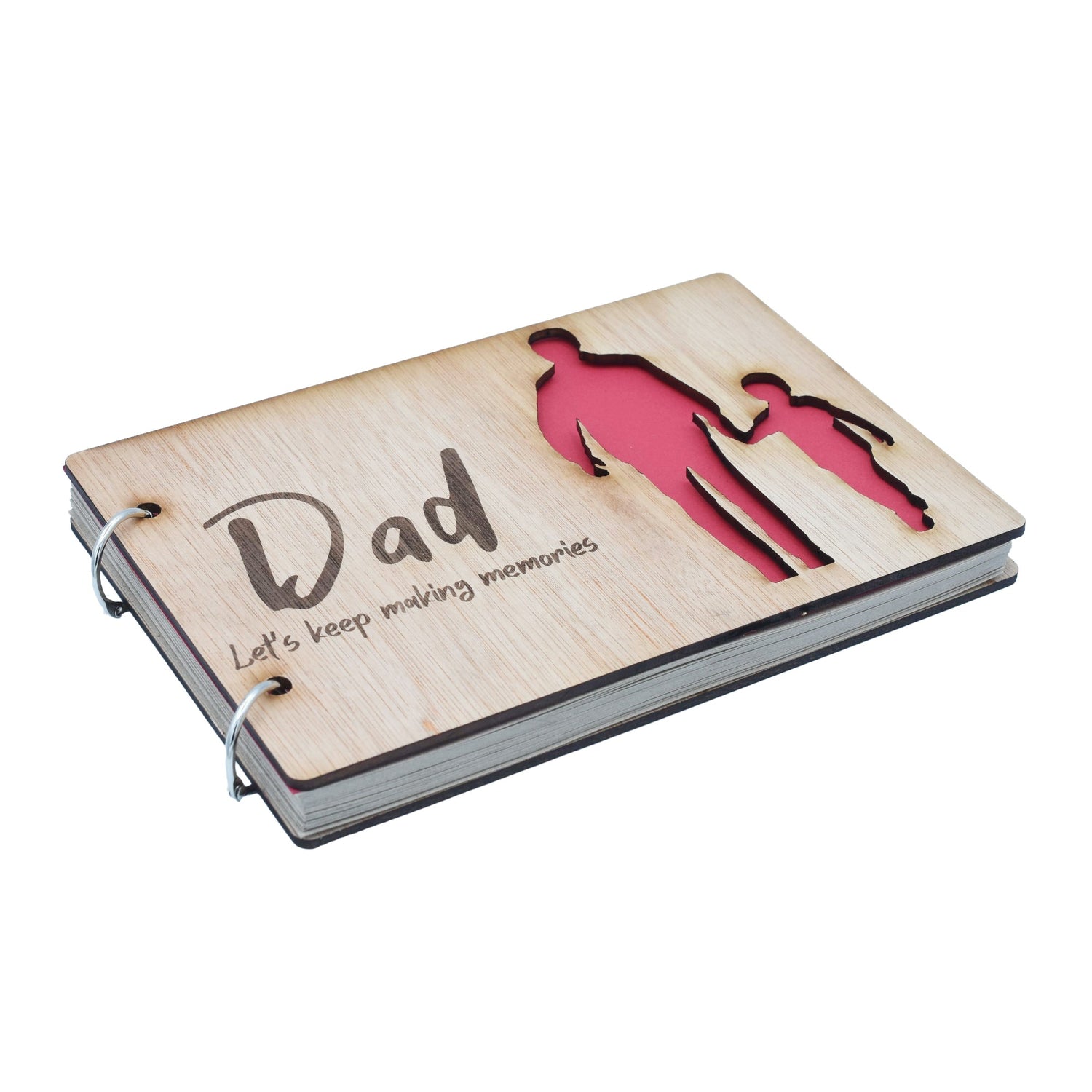 Dad and Son- Scrapbook- Dad Let's Keep Making Memories-  Memory book, Scrapbook, Photo album or Notebook. Mothers day or Birthday Gifts. (Copy) (Copy)
