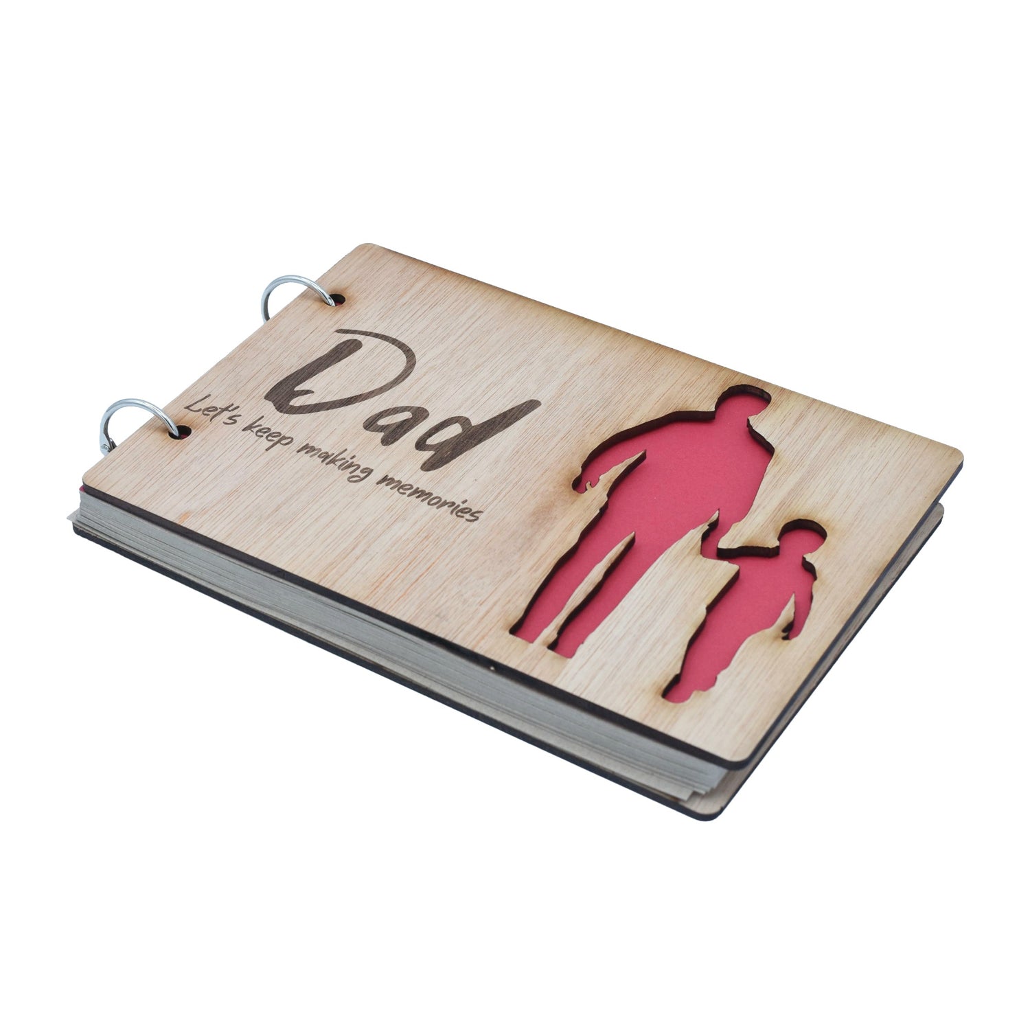 Dad and Son- Scrapbook- Dad Let's Keep Making Memories-  Memory book, Scrapbook, Photo album or Notebook. Mothers day or Birthday Gifts. (Copy) (Copy)