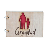 Grandad Let's Keep Making Memories-  Grandad and Grandson - Scrapbook, Photo album or Notebook. Fathers day or Birthday Gifts.